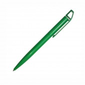 Ручка с логотипом пластиковая с петлей для шнурка